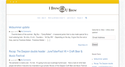Desktop Screenshot of ibrewubrewbeer.com