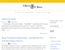 Tablet Screenshot of ibrewubrewbeer.com